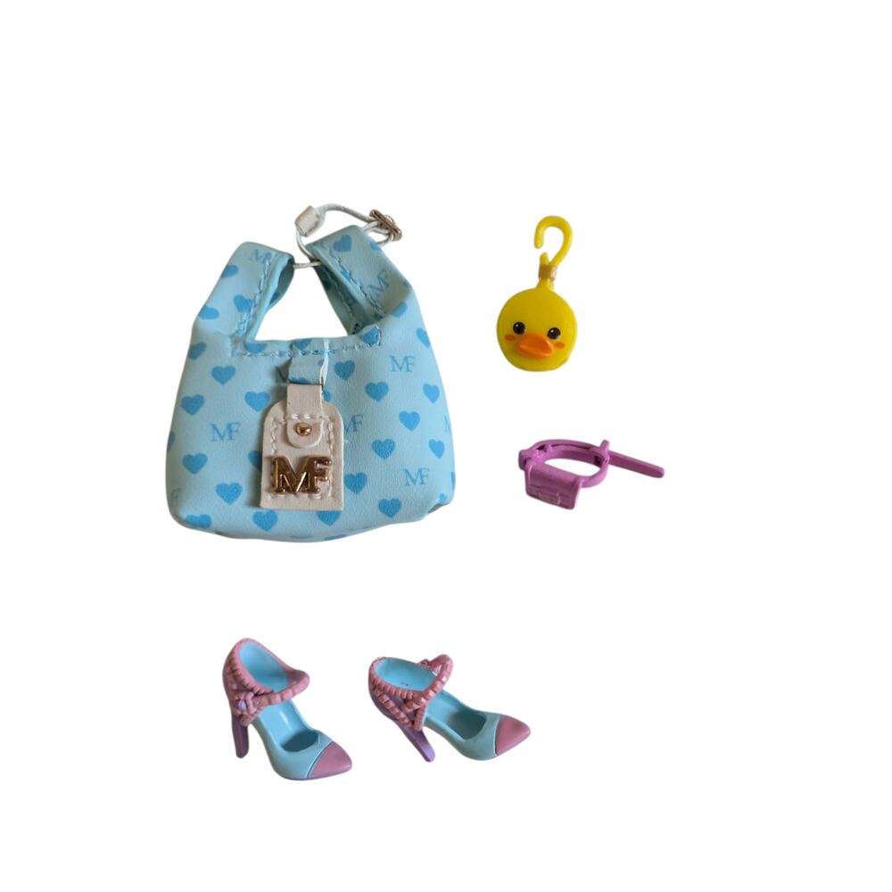 Zuru Mini Brands Fashion Series 4 Blue Heart Tote HandbagShoes Duck Bag Charm